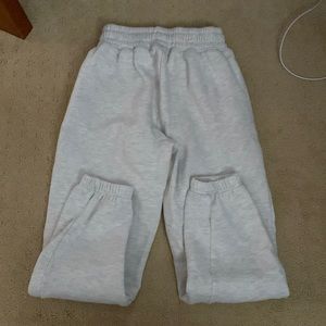 Grayish White Sweatpants